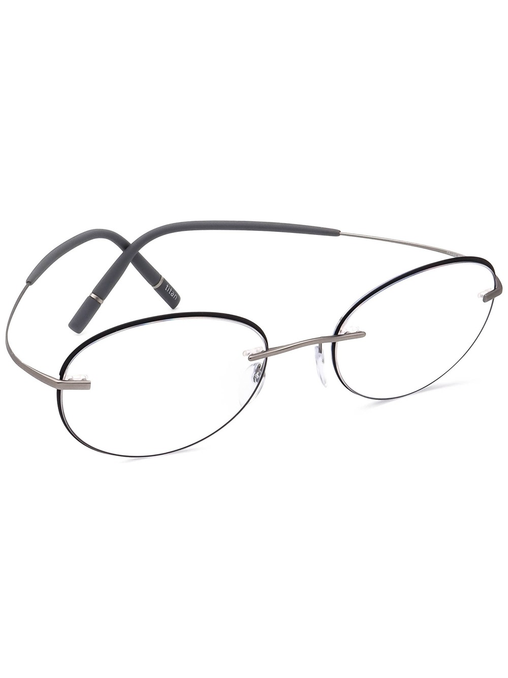 Silhouette 5518 FV 7110 Titan with Accent Rings Eyewear